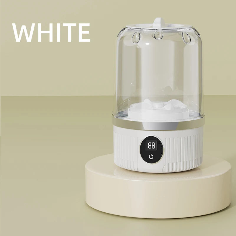 Wireless washing machine portable underwear cleaner 1L mini Socks Washing Machine Dehydratable Laundry Bucket