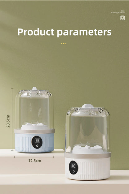 Wireless washing machine portable underwear cleaner 1L mini Socks Washing Machine Dehydratable Laundry Bucket