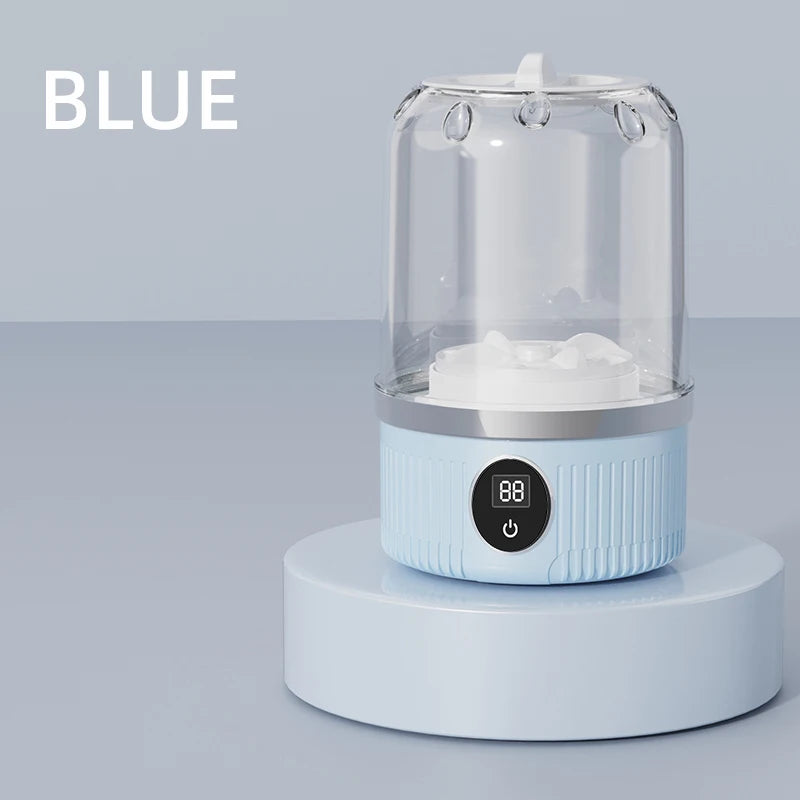 Wireless washing machine portable underwear cleaner 1L mini Socks Washing Machine Dehydratable Laundry Bucket