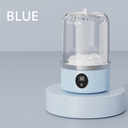 Wireless washing machine portable underwear cleaner 1L mini Socks Washing Machine Dehydratable Laundry Bucket